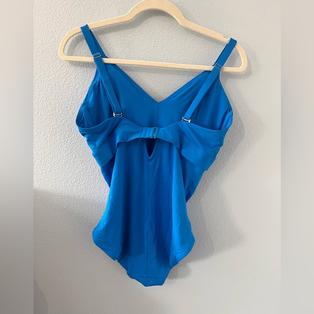 SPANX Blue Women's One Piece Swimsuit - Picture 2 of 9